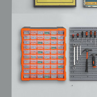 60 Drawers Organiser 15"x 6.25"x18.75" Orange