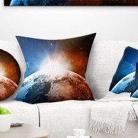 East Urban Home Planet with Sunrise Pillow