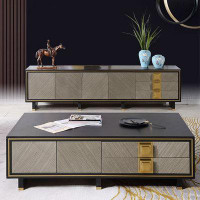 STAR BANNER 2 Piece Coffee Table Set