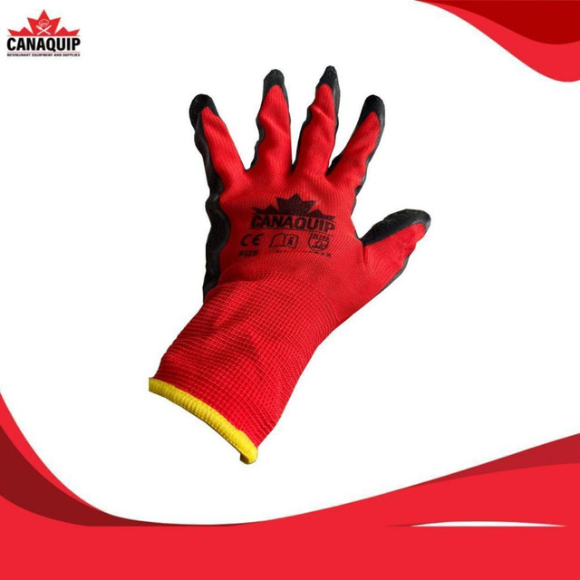 BRAND NEW - WORK GLOVES - POLYESTER NITRILE COATED GLOVES - POLYESTER LATEX COATED WORK GLOVES - COTTON LATEX COATED in Industrial Kitchen Supplies