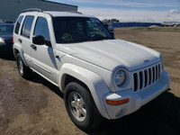 For Parts: Jeep Liberty 2004 Limited 3.7 4x4 Engine Transmission Door & More Parts for Sale.
