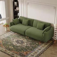 Latitude Run® 86.60" Teddy Fabric Sofa