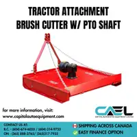 BRAND NEW CAEL topper mower brush cutter comes with PTO shaft certified warranty included - IN STOCK! CALL NOW!