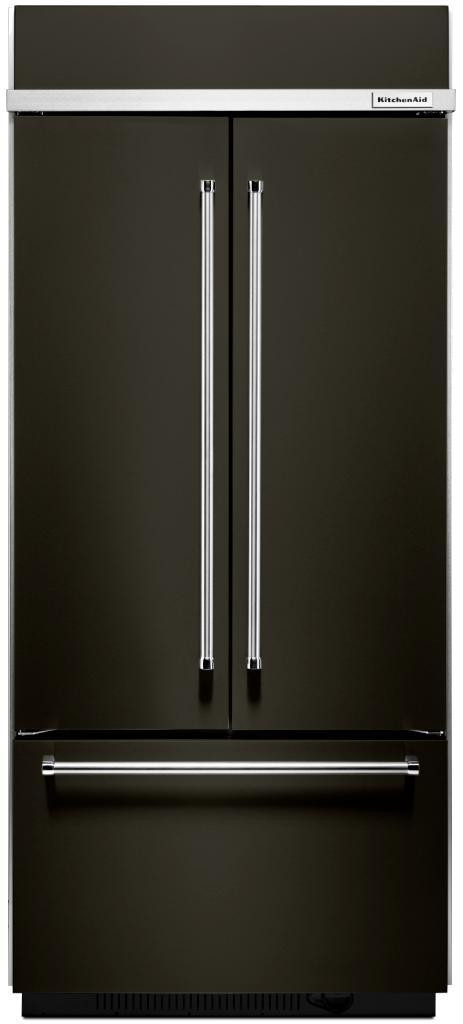 Kitchenaid KBFN506EBS 36 French Door Fridge With 20.8 Cu. Ft. &amp; Platinum Interior Design Black Stainless Steel in Refrigerators in Oshawa / Durham Region - Image 2