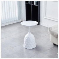 Wrought Studio Wine Cup Metal Side Table, Small Sofa Table, Round  Nightstand