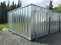 STANDARD 7' X 7' 24 GAUGE STEEL Industrial Storage “Best Shed Ever” for Heavy Duty Oilfield, Construction and Energy Sec