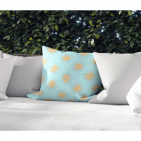 Bungalow Rose SUNNY DAYS BLUE Indoor|Outdoor Pillow By Bungalow Rose