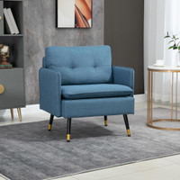 Accent Chair 29.9"x26.8"x 31.5" Blue