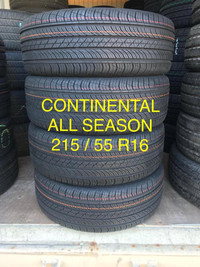 215/55R16 All Season Continental Pro Contact Tx (NEW)