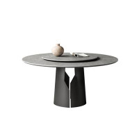PEPPER CRAB Stone Pedestal Dining Table