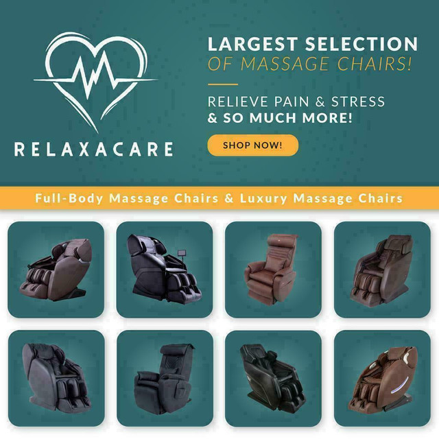 Relaxacare-Huge sale on Massage chairs and more! in Health & Special Needs - Image 3