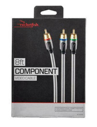 Rocketfish RF-G1208-C 2.4m (8 ft.) Component Cable (Open Box)