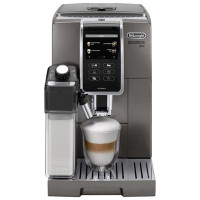 De'Longhi Dinamica Plus Automatic Espresso Machine with Frother & Coffee Grinder - Titanium