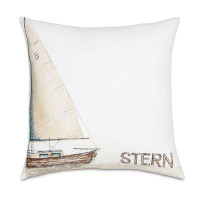 Eastern Accents Outdoor Ship Stern Throw Pillow Cover & Insert