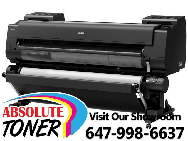 $234.64/month. NEW Canon ImagePrograf Pro-6100S 60 inch 500GB HD 8-Color Plotter Large Wide Format Printer Drawing in Printers, Scanners & Fax in Ontario - Image 2