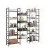 Latitude Run® 5 Tier Bookshelf Bookcases With  Guardrails ,14 Open Display Shelves Book Toy Organizer Cabinet  For Bedro