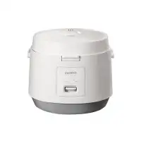 Cuckoo Electronics Cuckoo CR-1095 10 Cups Basic Electric Rice Cooker and Warmer, Nonstick Inner Pot, White/Grey