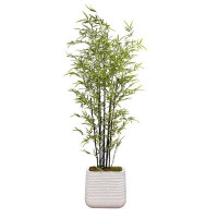 Vintage Home 78.57" Artificial Bamboo Tree in Planter