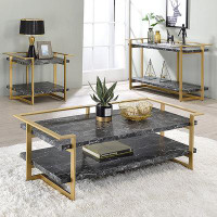 Willa Arlo™ Interiors Pesina Sled 3 Piece Coffee Table Set