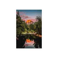 Millwood Pines California Yosemite Valley Sunset Reflection Print On Acrylic Glass