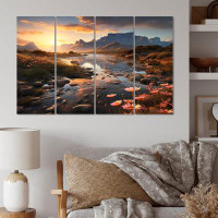 Millwood Pines Table Mountain South Africa III - Landscapes Canvas Prints - 4 Panels