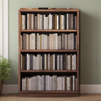 STAR BANNER Solid wood bookshelf floor to wall household bookcase storage shelf