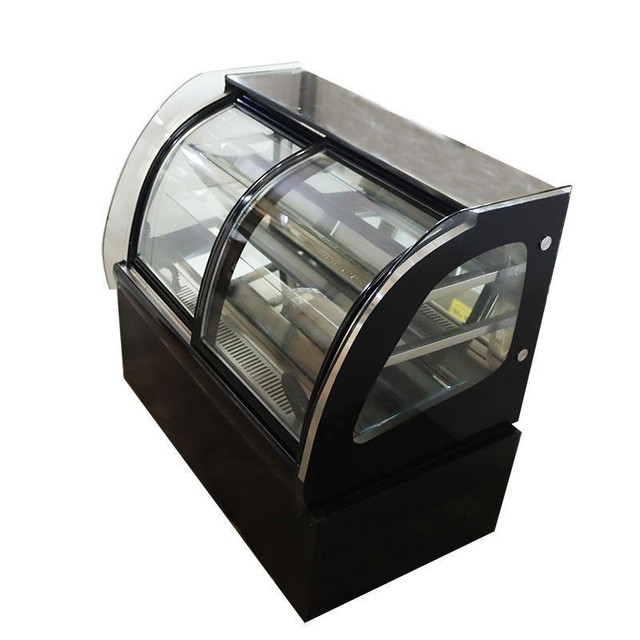 220v Commercial Curved Countertop Refrigerated Cake Bakery Display Case Cabinet 210081 in Other Business & Industrial in Toronto (GTA) - Image 4