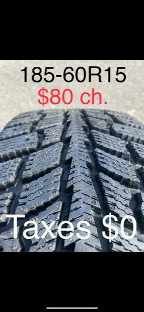185-60R15 / Pneus Hiver Neuf / 80$ in Tires & Rims in Greater Montréal