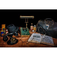 Winston Porter 'The Physicians Desk' Photographic Print on Wrapped Canvas