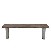 Union Rustic Sikes Wood Bench