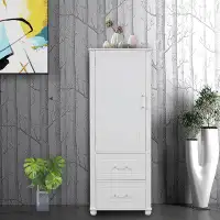 Canora Grey Tall Bathroom Freestanding Storage Cabinet With Drawers,Adjustable Shelf, For Office Bathroom, Kitchen Or Li
