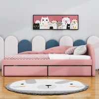 Xiao Hailuo 2 Drawers Upholstered Daybed