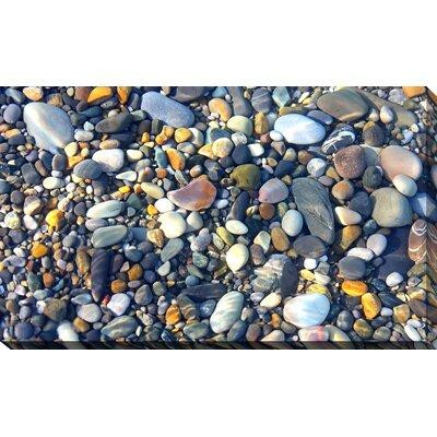 Picture Perfect International 'Water Stones V' Photographic Print on Wrapped Canvas in Arts & Collectibles