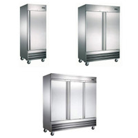Brand New Double Solid Door Refrigerator- Sizes Available
