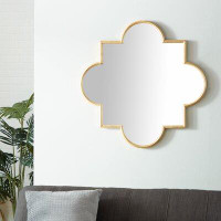 CosmoLiving by Cosmopolitan Gold Metal Wall Mounted