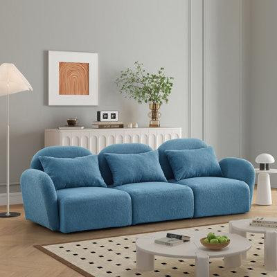 Latitude Run® Caylum 94" Upholstered Sofa in Couches & Futons