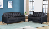 NEW 2 PCS SOFA & LOVE SEAT COUCH FURNITURE COMBO