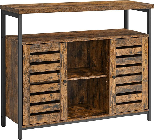 NEW RUSTIC BUFFET STORAGE CABINET SIDEBOARD LSC79BX in Hutches & Display Cabinets in Alberta