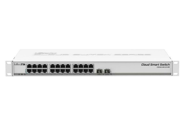 New MikroTik CSS326-24G-2S+RM (24x 1Gb Ethernet ports, 2x SFP+ ports) in Networking