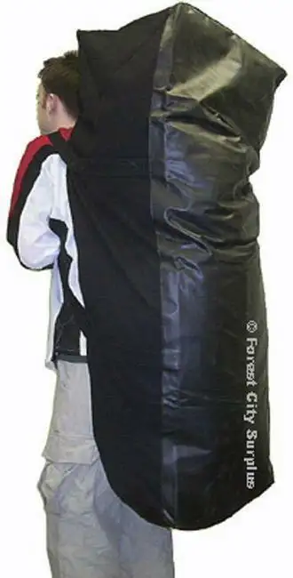GIANT SIZE CANVAS SPORTS EQUIPMENT BAGS MADE BY WORLD FAMOUS CANADA THE HUGE 48 X 16 X 16 INCH SIZE...