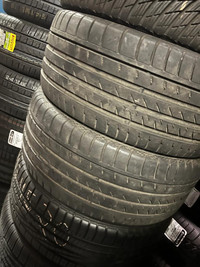 TWO USED 265 / 40 R20 CONTINENTAL CONTISPORT 5 TIRES !!