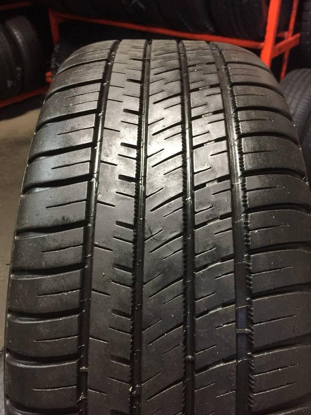 17in MERCEDES BENZ C CLASS USED STAGGERED ALL SEASON PACKAGE OEM RIMS 225/45R17 245/40R17 MICHELIN TOYO TREAD LIFE 90% in Tires & Rims in Toronto (GTA) - Image 4