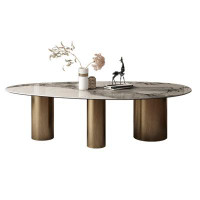 Everly Quinn Plutarchos Free Form Dining Table