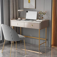 Everly Quinn Shrout Rectangle Writing Desk and Chair Set