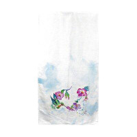 August Grove Ayumi Feeding Hummingbird Beach Towel
