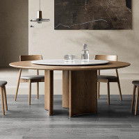 Wildon Home® Minimalist light luxury round dining table