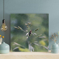 Latitude Run® Red And Black Butterfly Perched On Green Plant During Daytime - 1 Piece Rectangle Graphic Art Print On Wra