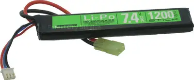 7.4 Volt Lipo Rechargeable Airsoft Battery Extra Batteries Give You More Power On The Field Features...