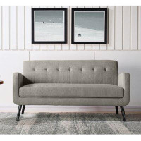 Hashtag Home Araceli 65.5" Square Arm Standard Sofa