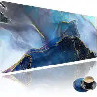 East Urban Home Mouse Pad, Functional Desk Pad With Stitched Edges, Mouse Pad Large Brilliant Design, Desk Mat Keyboard